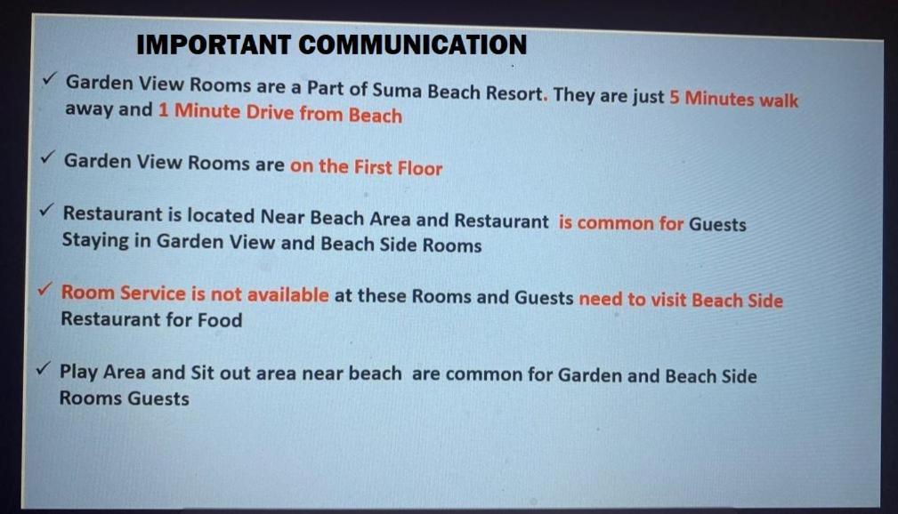 Suma Beach Resort Даполи Экстерьер фото